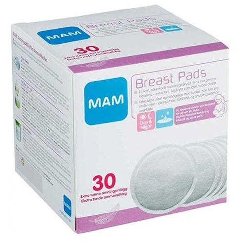 Absorvente MAM para Seios Extra Fina com 30 Unidades