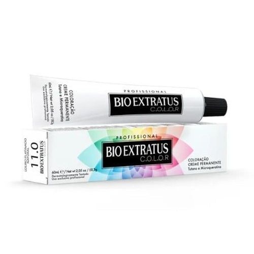Creme Individual Bio Extratus Color 11.0 Louro Platinado Natural 60ml