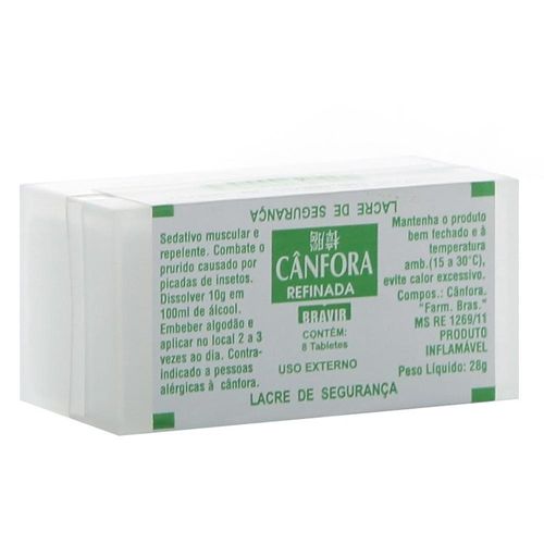 Cânfora Bravir 28g