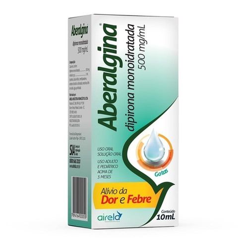 Aberalgina 500mg/ml Solução Oral Gotas 10ml