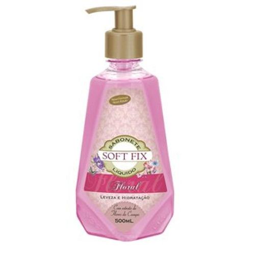 Softfix Sabonete Líquido Pump Floral 500ml
