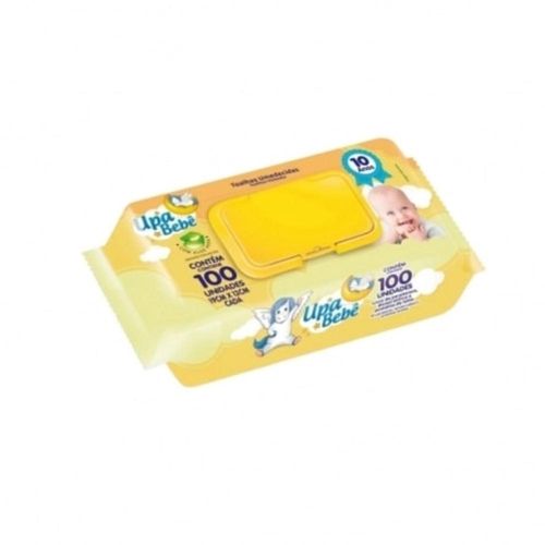 Toalhas Umedecidas Upa Bebê com 100 Unidades