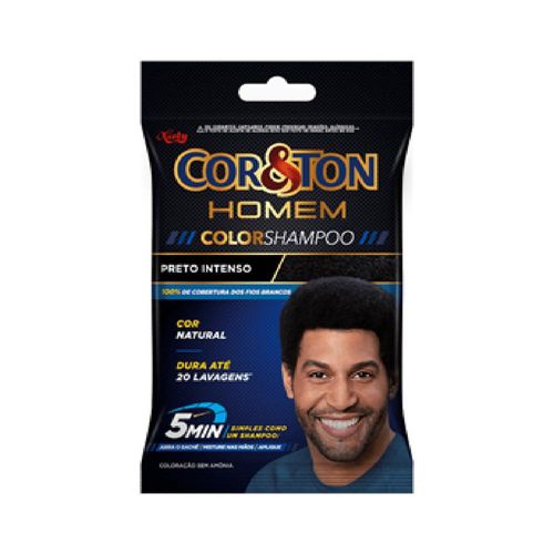 Cor&Ton Creme Coloração para Homem 1.0 Preto 10g