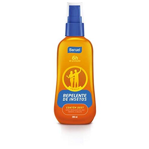 Repelente De Insetos Spray Baruel Family Frasco 200ml