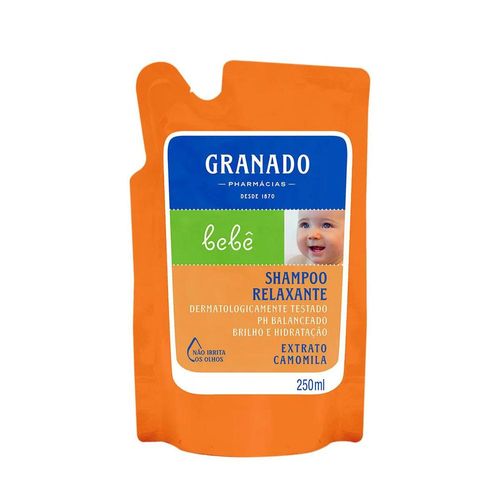 Refil Shampoo Granado Bebê Camomila Relaxante 250ml