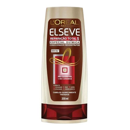 Condicionador Elseve Reparação Total 5 Pós Química 200ml