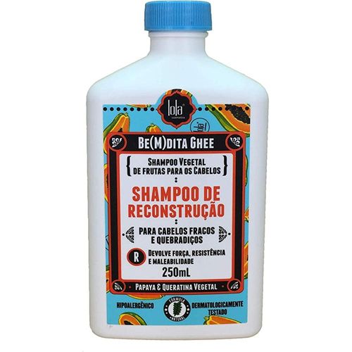 Shampoo Lola Cosmetics Be(M)dita Ghee de Reconstrução 250ml