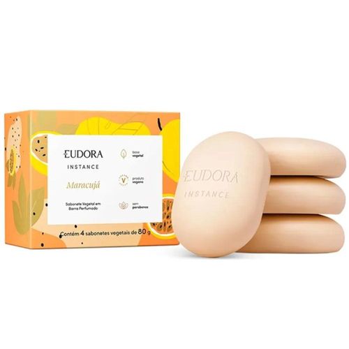 Sabonetes em Barra Eudora Instance Maracujá com 4 Unidades com 80g