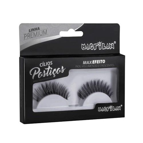 Cílios Postiços com Fios Volumosos e Crescentes Cl5-1 Macrilan com 1 Par