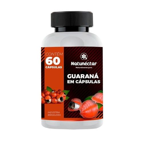 Guaraná 500mg Natunéctar com 60 Cápsulas