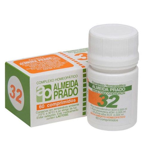 Complexo Homeopático Nº 32 com 60 Comprimidos