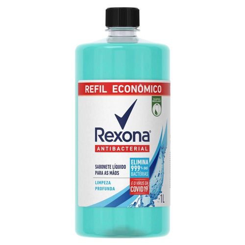 Sabonete Líquido Antibacterial Limpeza Profunda Rexona 500ml