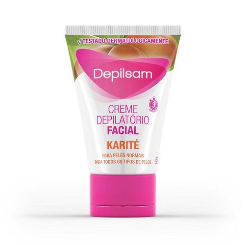 Creme Depilatório Facial Depilsam com Karité 50g