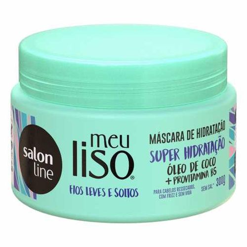 Máscara Capilar Salon Line Meu Liso Super Hidratação com Óleo Coco 300g