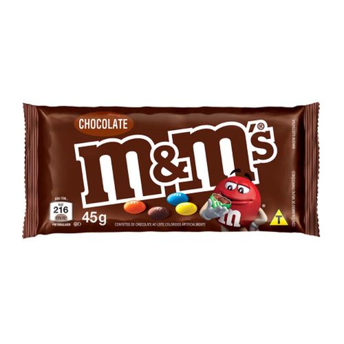 Confeito de Chocolate Mini M&M's ao Leite 45g