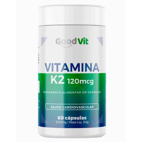 Vitamina K2 120mcg Good Vit com 60 Cápsulas