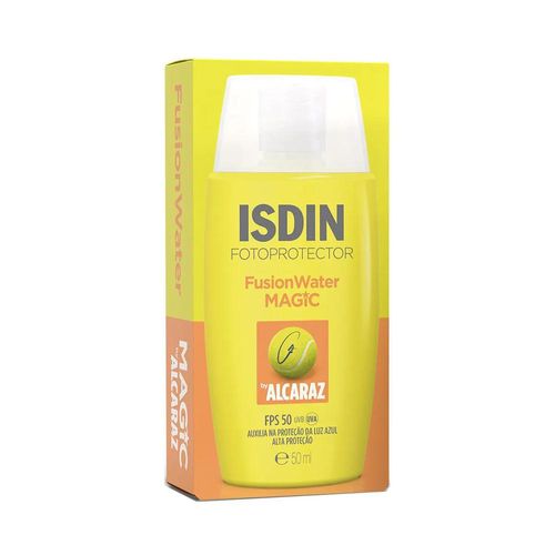 Protetor Solar Facial Isdin Fusion Water Magic by Alcaraz FPS 50 50ml