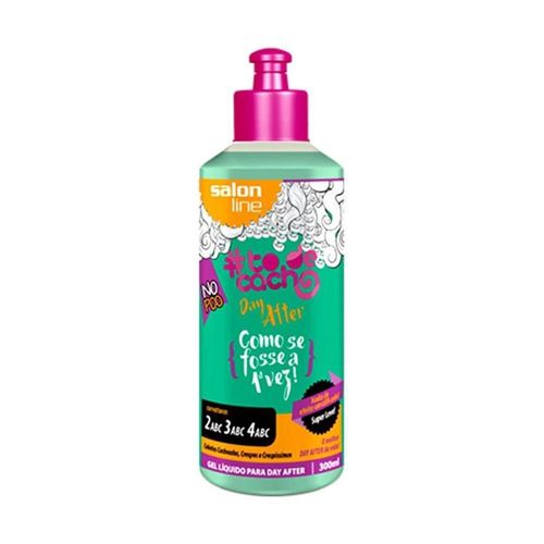 Gel Líquido Day After #Tôdecachos para Cabelos Crespos e Crespíssimos Salon Line 320ml