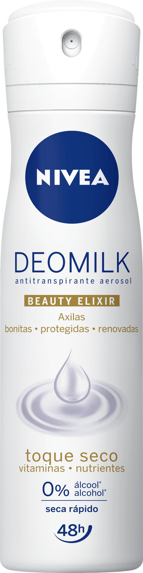 Desodorante Aerosol Nivea Beauty Elixir Deomilk Toque Seco 150ml