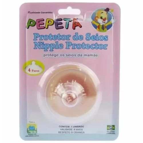 Protetor de Seios em Silicone Pepeta com 1 Unidade