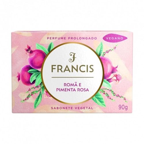 Sabonete Clássico Francis Salmão Romã e Pimenta Rosa 90g