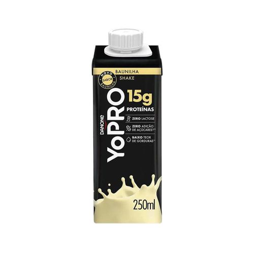Shake Proteico Yopro Sabor Baunilha 15g Proteínas 250ml