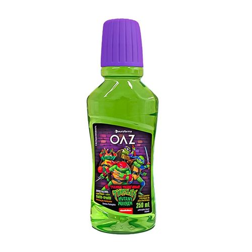Enxaguante Bucal OAZ Sabor Tutti-Frutti Zero Álcool 250ml