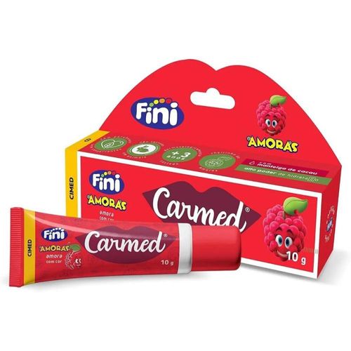 Hidratante Labial Carmed Fini Amoras Claro 10g