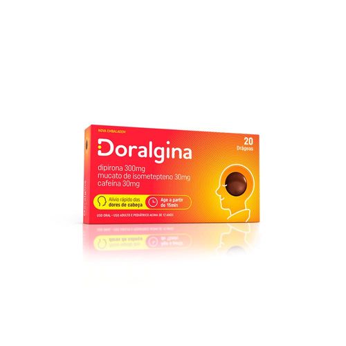 Doralgina com 20 Drágeas