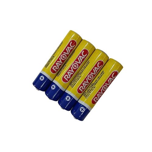 Pilhas Alcalinas Rayovac Amarelinhas AAA com 4 Unidades
