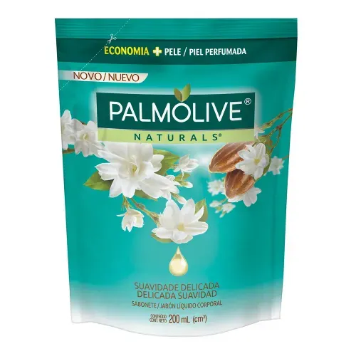 Refil Sabonete Líquido Corporal Suavidade Delicada Palmolive Naturals 200ml