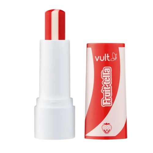 Balm Labial Vermelho Morango com Creme Vult&Fruit-tella 3,5g