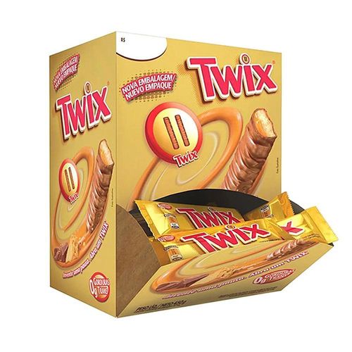 Twix Chocolate Barra Caramelo 15g
