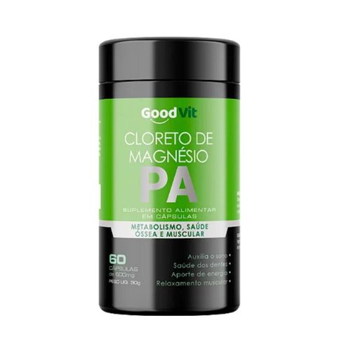 Cloreto de Magnésio P.A. Good Vit com 60 Cápsulas