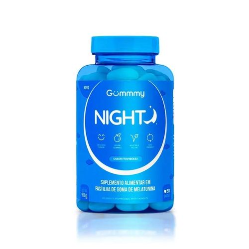 Gummy Night Framboesa com 30 Gomas