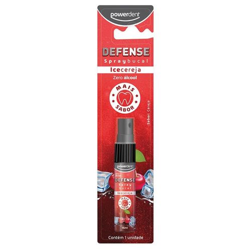 Spray Bucal Defense Powerdent Ice Cereja 15ml