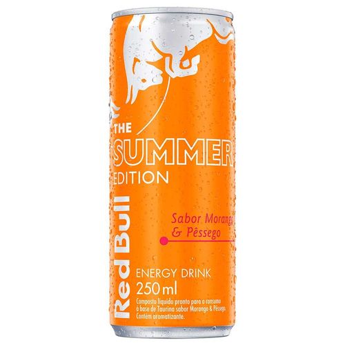 Energético Red Bull Edition Morango e Pêssego 250ml