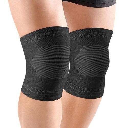 Joelheira Elástica Preta Tamanho G Hidrolight com 1 Par