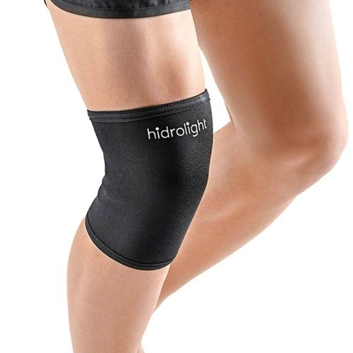 Joelheira Lisa Curta em Neoprene Tamanho G Hidrolight com 1 Unidade