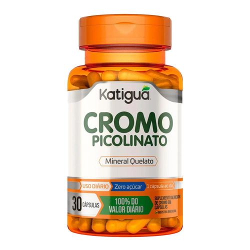 Picolinato de Cromo Katiguá com 30 Cápsulas