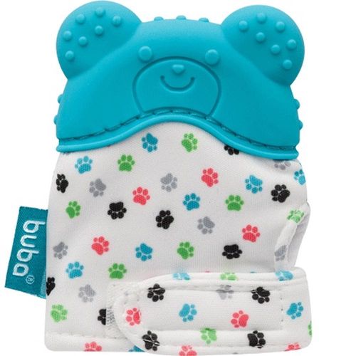 Luvinha Mordedor de Silicone Ursinho Azul Buba com 1 Unidade