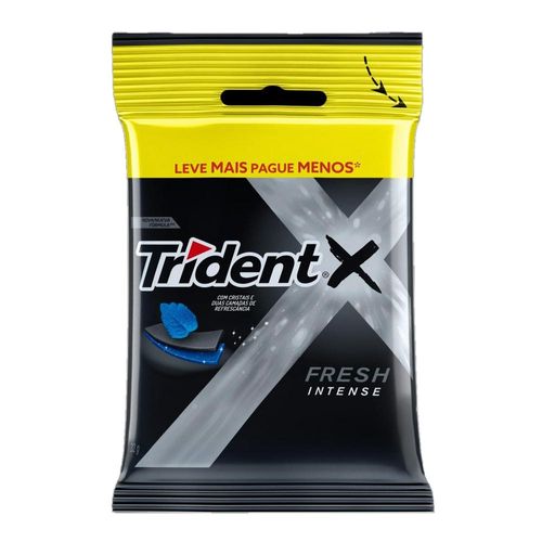 Chiclete Trident XFresh Preto com 4 Unidades