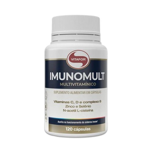 Imunomult Multivitamínico Vitafor com 120 Cápsulas