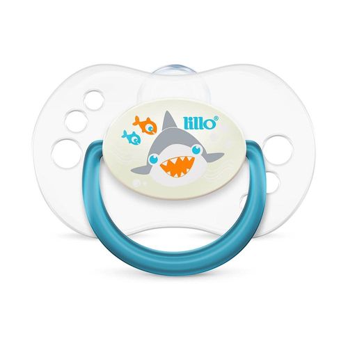 Chupeta Lillo Smart Glow Tamanho 1 Azul com 1 Unidade