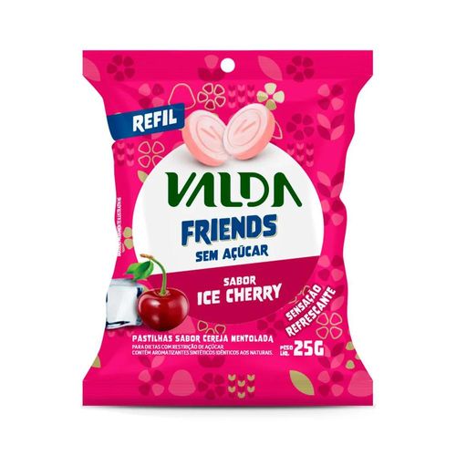 Pastilhas Valda Friends Ice Cherry 25g