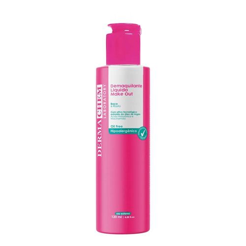 Demaquilante Líquido Make Out Dermachem Frasco 120ml