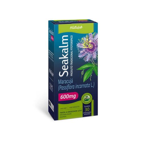 Seakalm Passiflora Incarnata L. 600mg com 30 Comprimidos