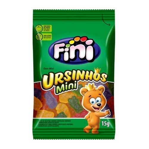 Balas Fini Mini Ursinhos 15g