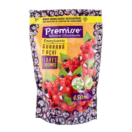 Sabonete Líquido Refil Premisse Guaraná e Açaí 450ml