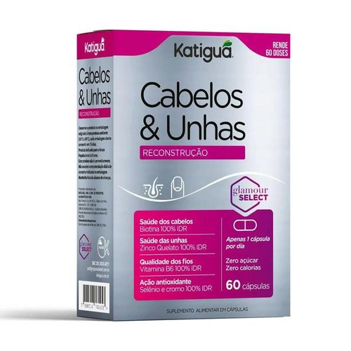 Cabelos e Unhas Katiguá com 60 Cápsulas